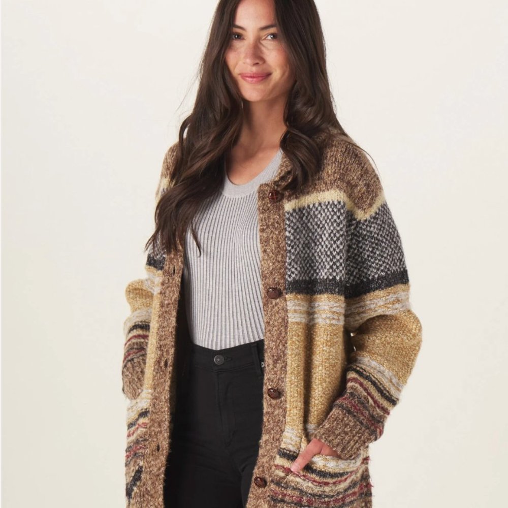 The Normal Brand Cozy Carmy Heritage Cardigan - Picture 4 of 9